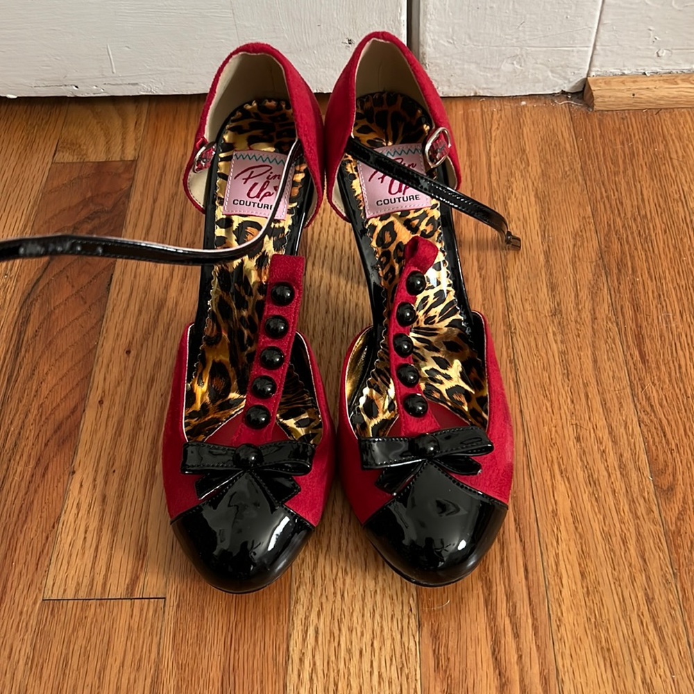 Red and Black Heels
